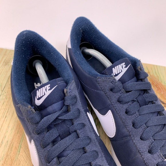 Nike Shoes Mens 7.5 Cortez 72 Basic Nylon Obsidian Navy Blue Running 819720-411 - Picture 11 of 13